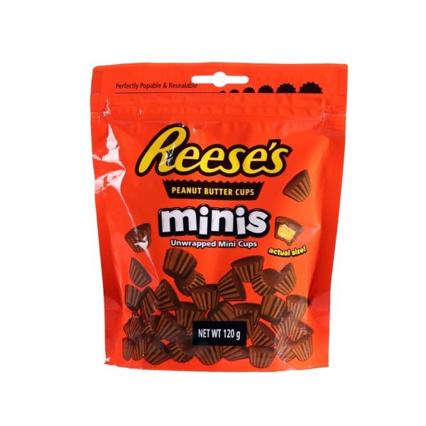 24,92 €/kg 120g Reeses Peanut Butter Cups Minis