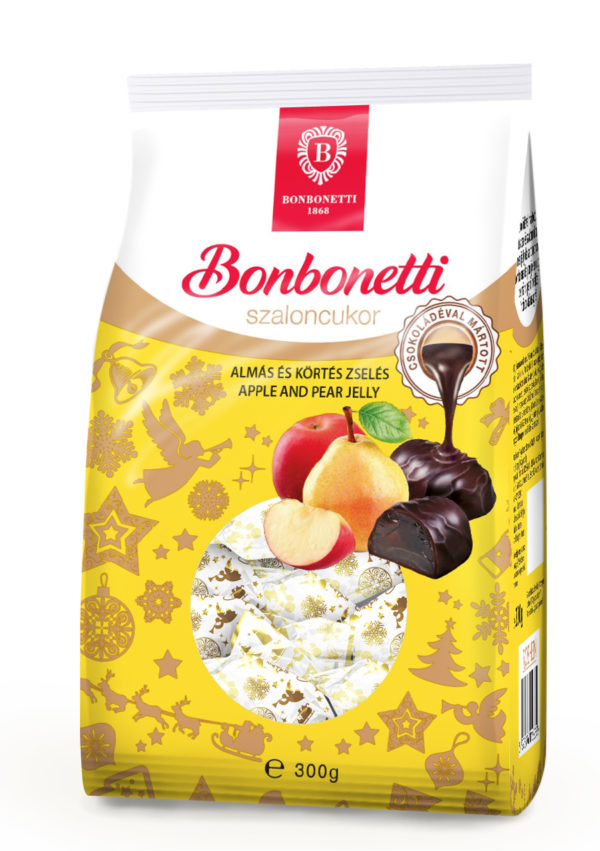 Gelee Weihnachtspraline Apfel-Birnen Geschmack,Szaloncukor 300g