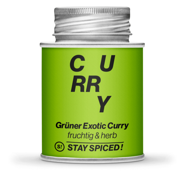 Grüner "Exotic" Curry, fruchtige Mischung