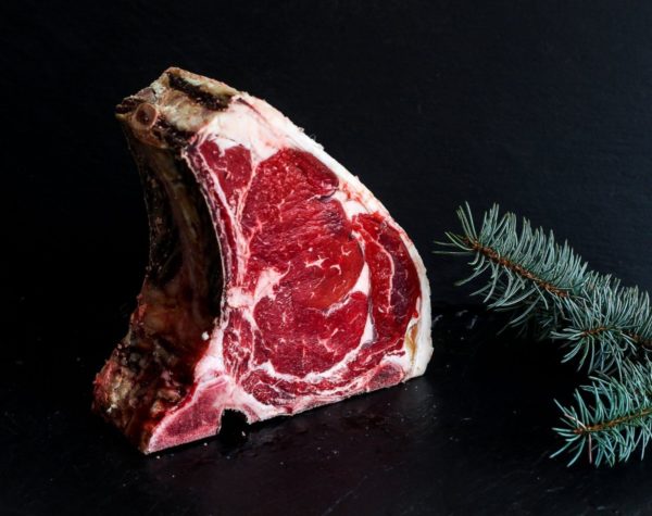 Entrecote in Bone vom Black Angus, Dry Aged, Club Steak