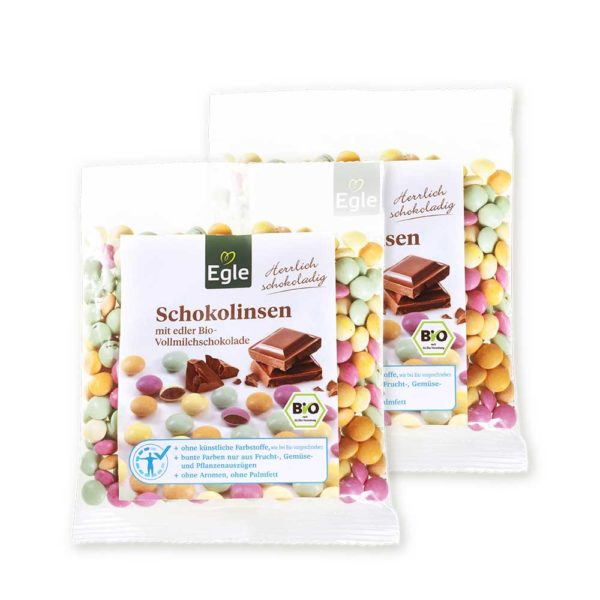 Bio Mini-Schokolinsen 2 x 100 g