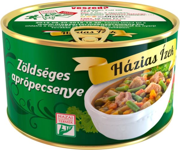 Mischgemüse mit Schweinefleisch - Zöldséges aprópecsenye 400g