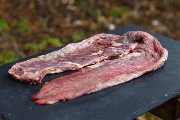 Skirt Steak vom Galloway Rind, Wet Aged