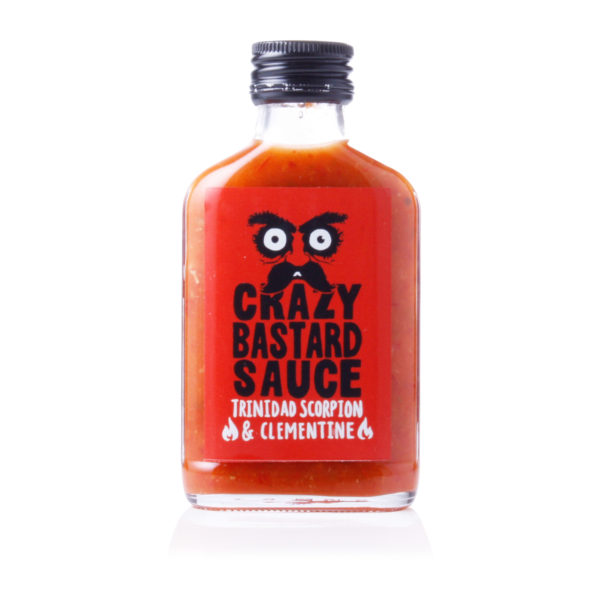 Crazy Bastard Sauce Trinidad Scorpion & Clementine (Red Label)