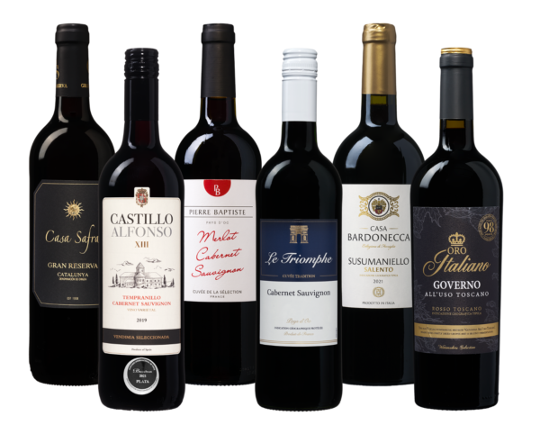 Weinpaket Hausfavoriten: Rot - die Weinbörse