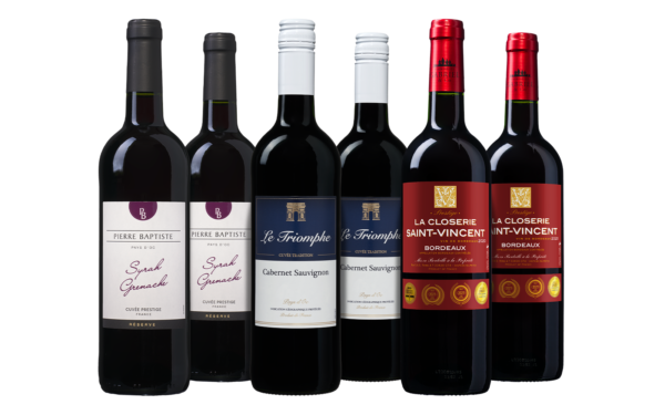 Probierpaket Frankreich Rot - die Weinbörse