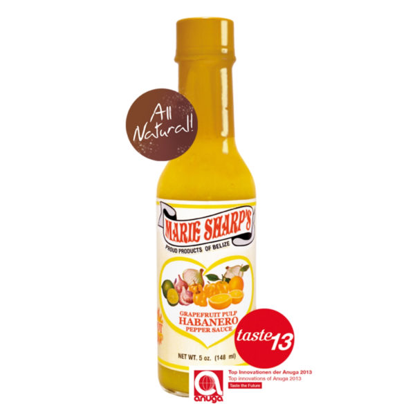Marie Sharp's Grapefruit Pulp Habanero Pepper Sauce, 148ml