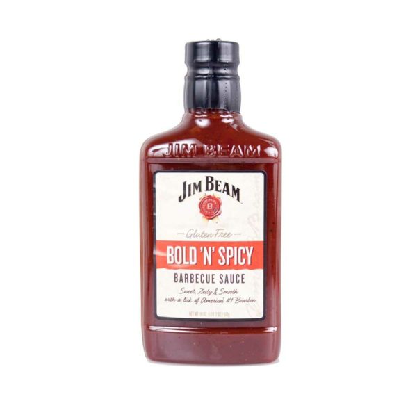 7,84 €/kg Jim Beam Bold N´Spicy BBQ Sauce Grillsauce 510 g (MHD 25.12.2022)